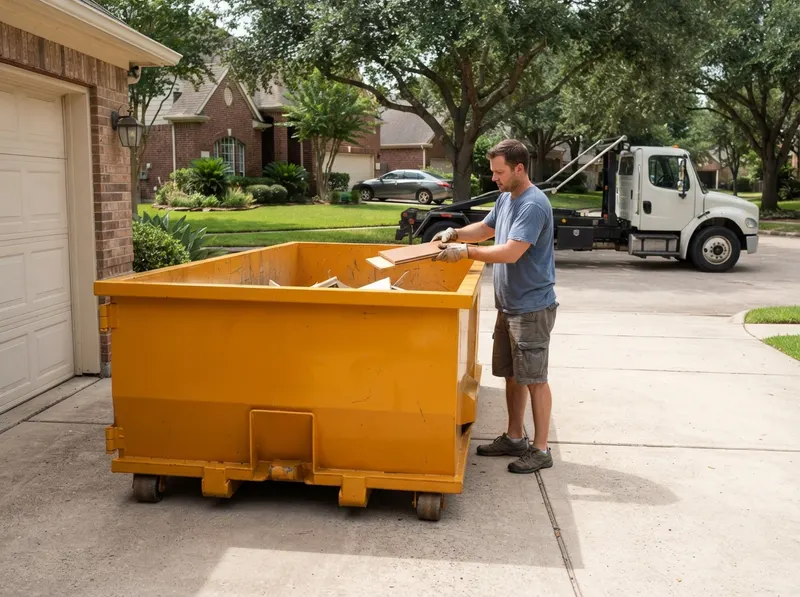 Commercial Front-Load Dumpsters in Houston, TX