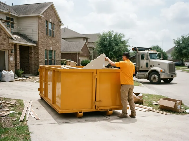 Construction Debris Dumpster Rental in Houston, TX