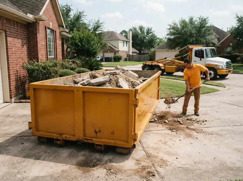 Heavy Material Concrete & Dirt Bins in Houston, TX